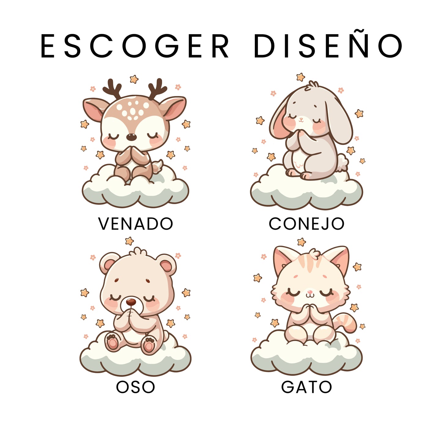 Tríptico oración ángel de la guarda personalizado - Cuadros decorativos para bebés y niños