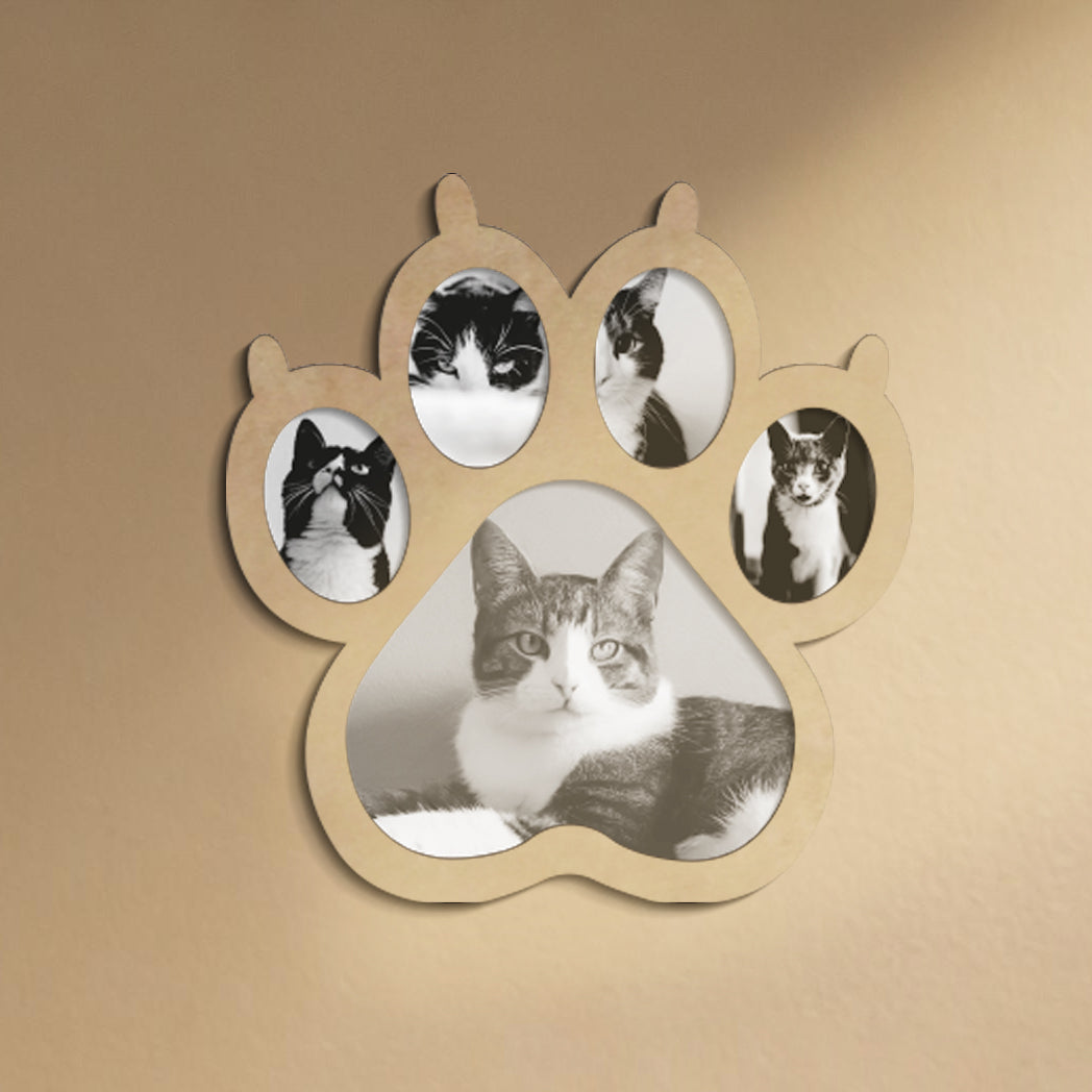 Huella de gato con fotos