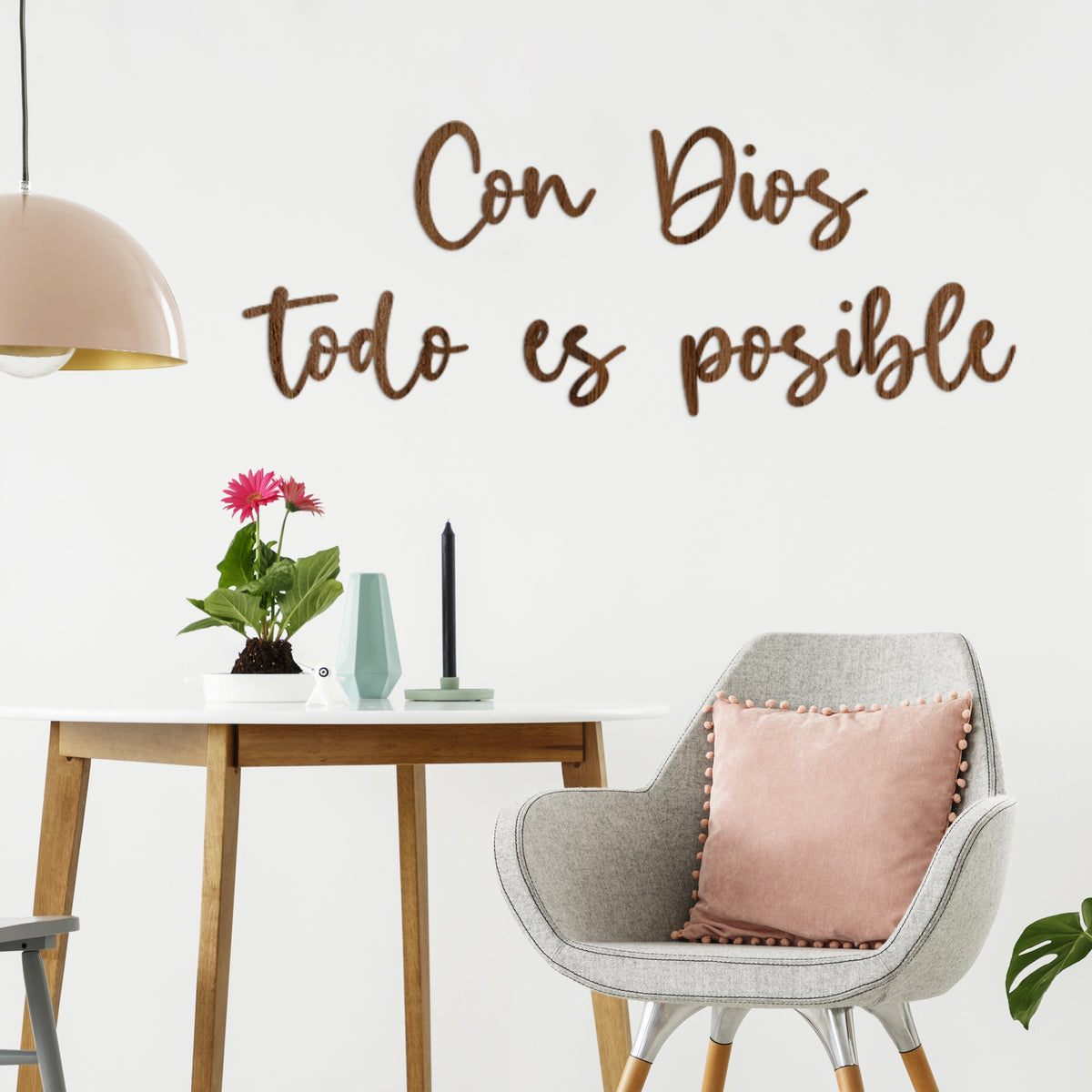 Con Dios todo es posible -  Frase religiosa