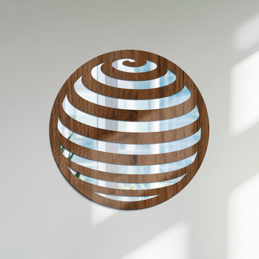 Aro - Espejo decorativo 30 cm en madera