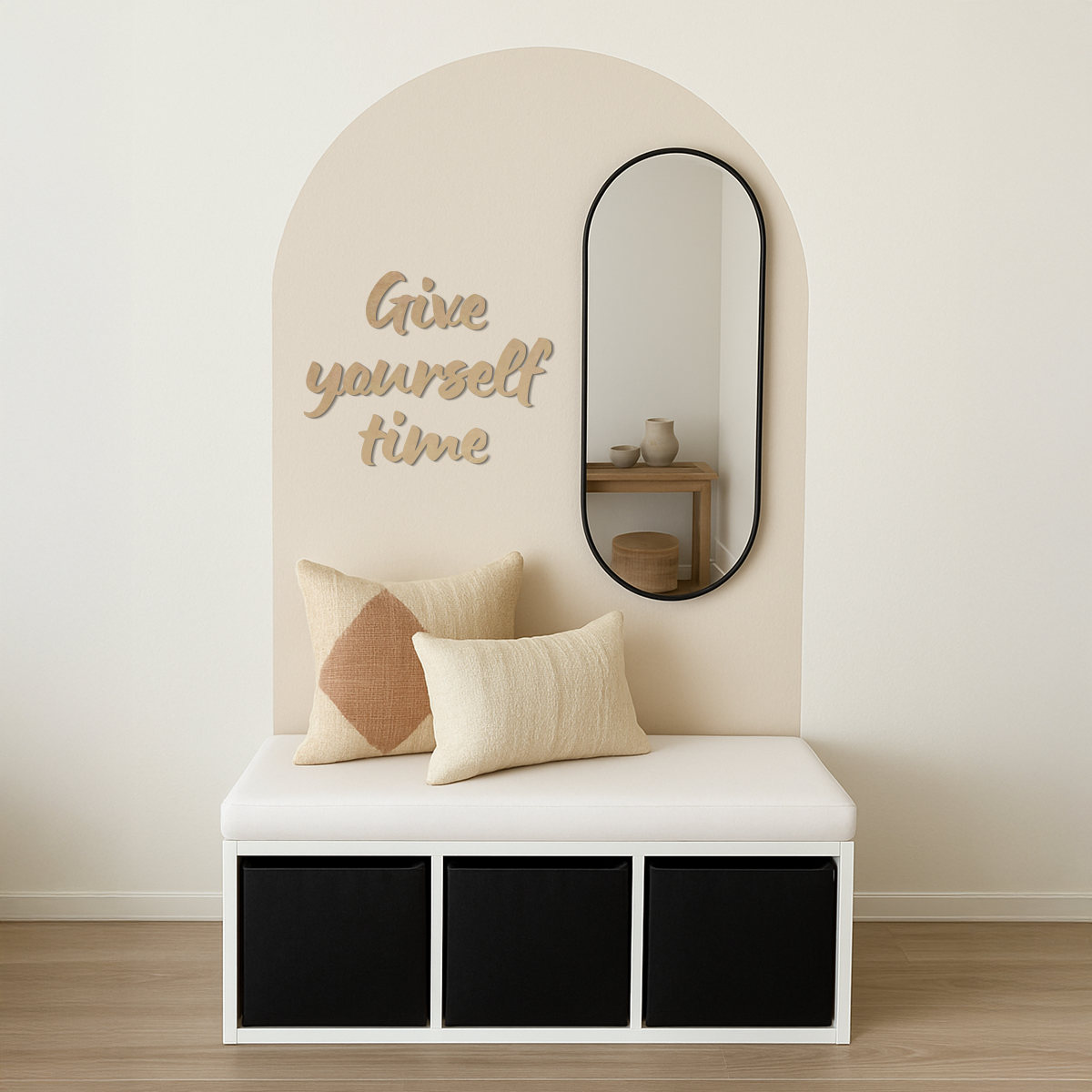 Give yourself time - Frase decorativa