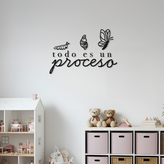 Todo es un proceso - Frase decorativa