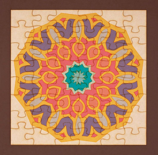 Rompecabezas para pintar - Mandala 14 - FABRITECA