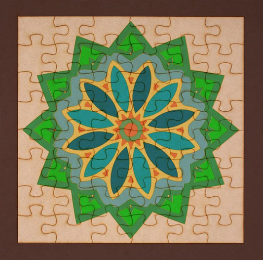 Rompecabezas para pintar - Mandala 45 - FABRITECA