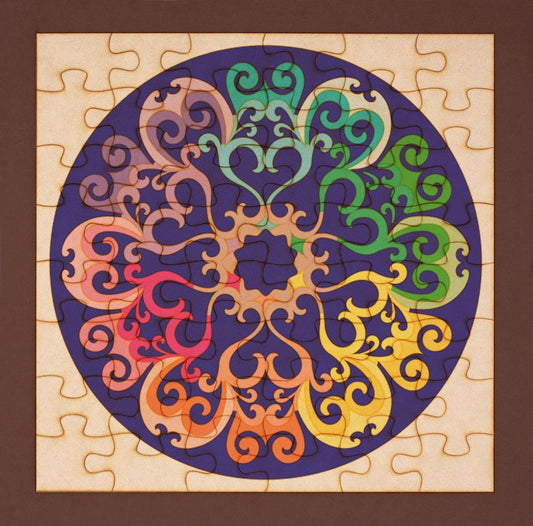 Rompecabezas para pintar - Mandala 78 - FABRITECA