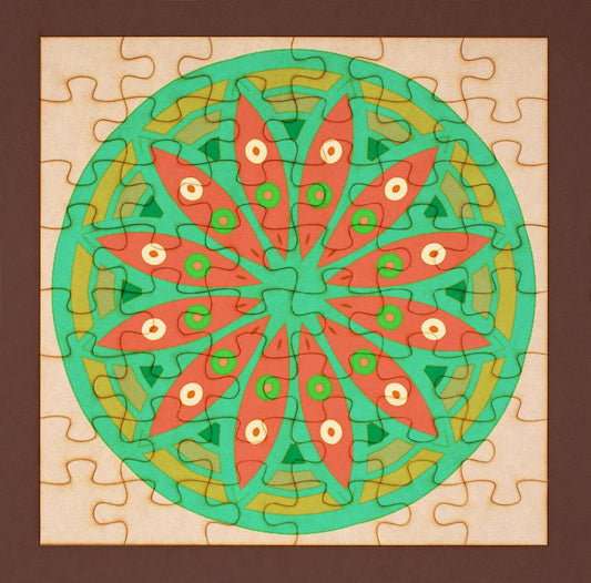 Rompecabezas para pintar - Mandala 79 - FABRITECA