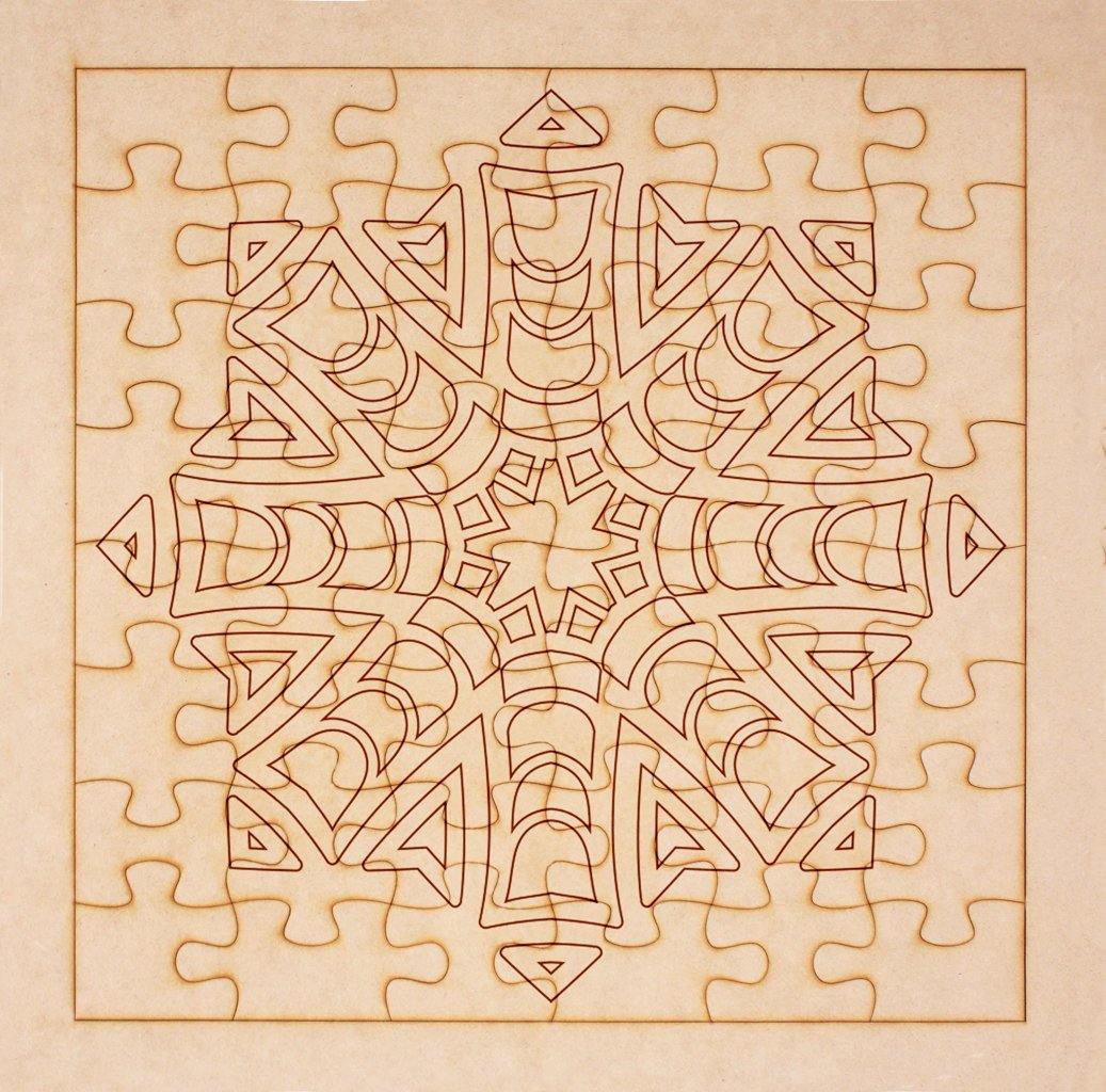 Rompecabezas para pintar - Mandala 8 - FABRITECA