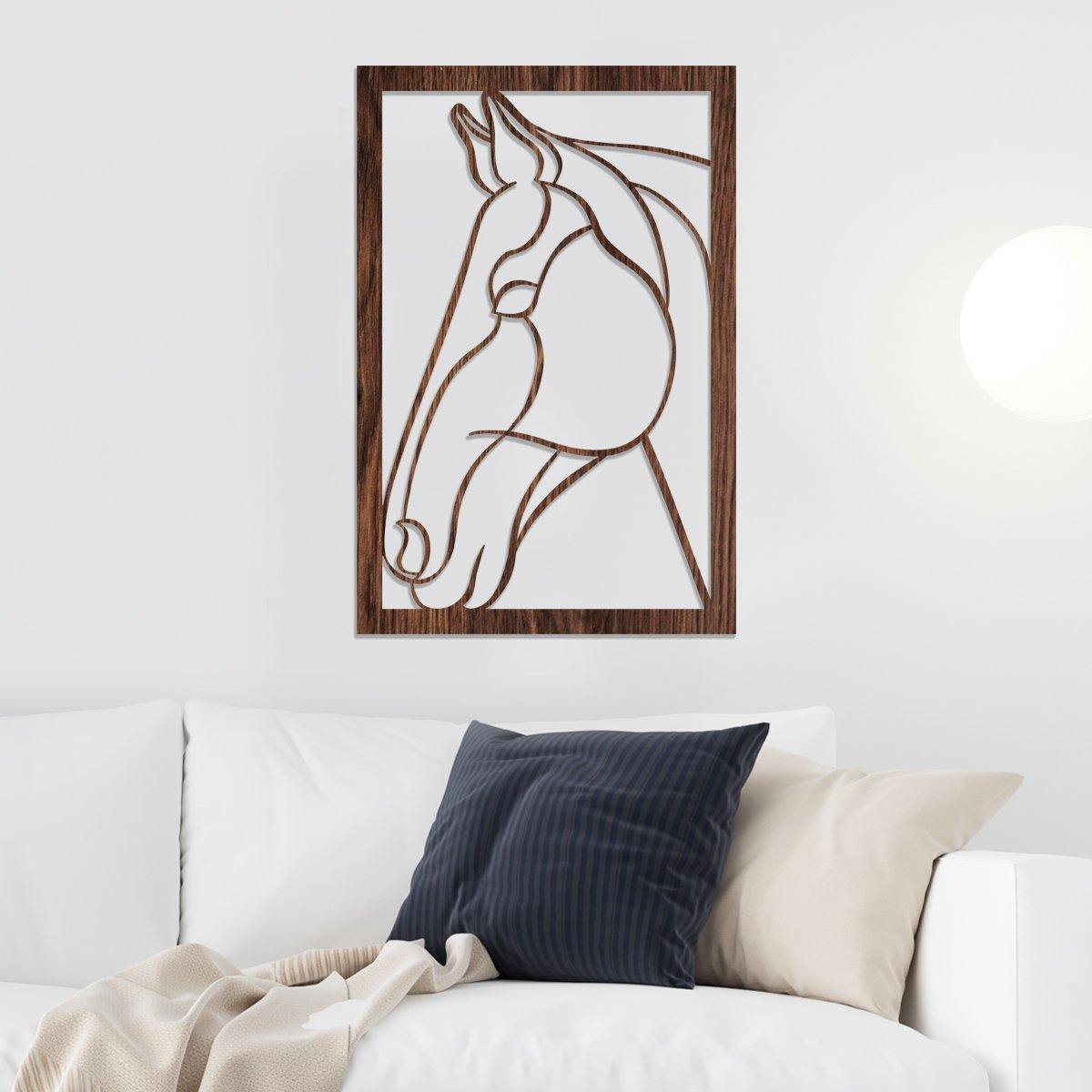 Caballo - Cuadro decorativo en madera - FABRITECA