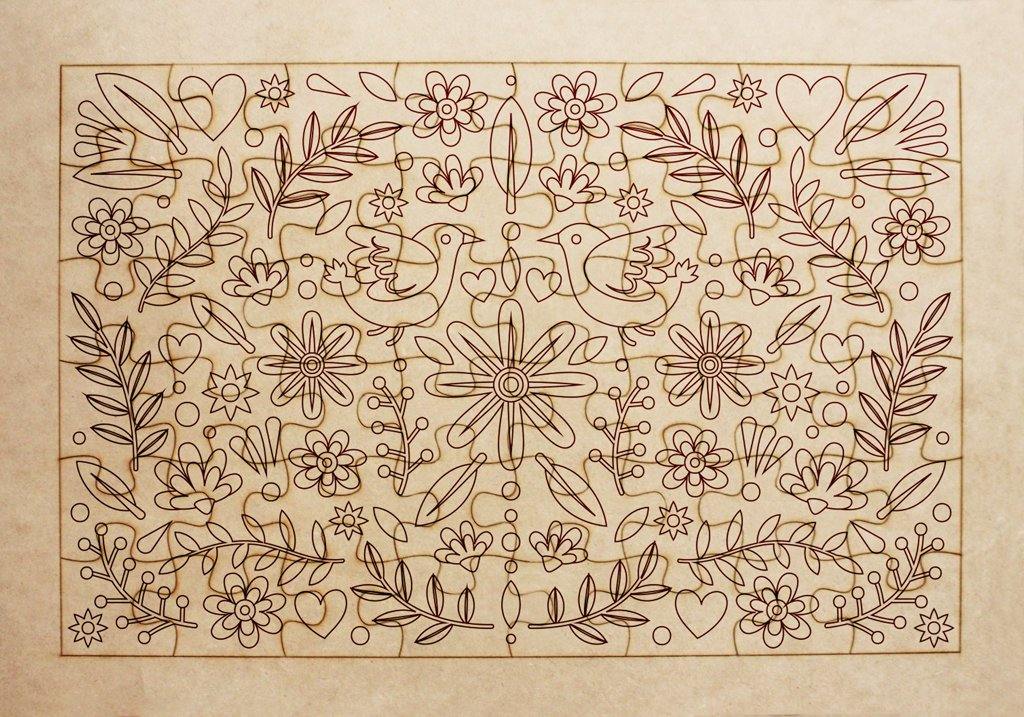 Rompecabezas para pintar -  Entusiasmo - FABRITECA