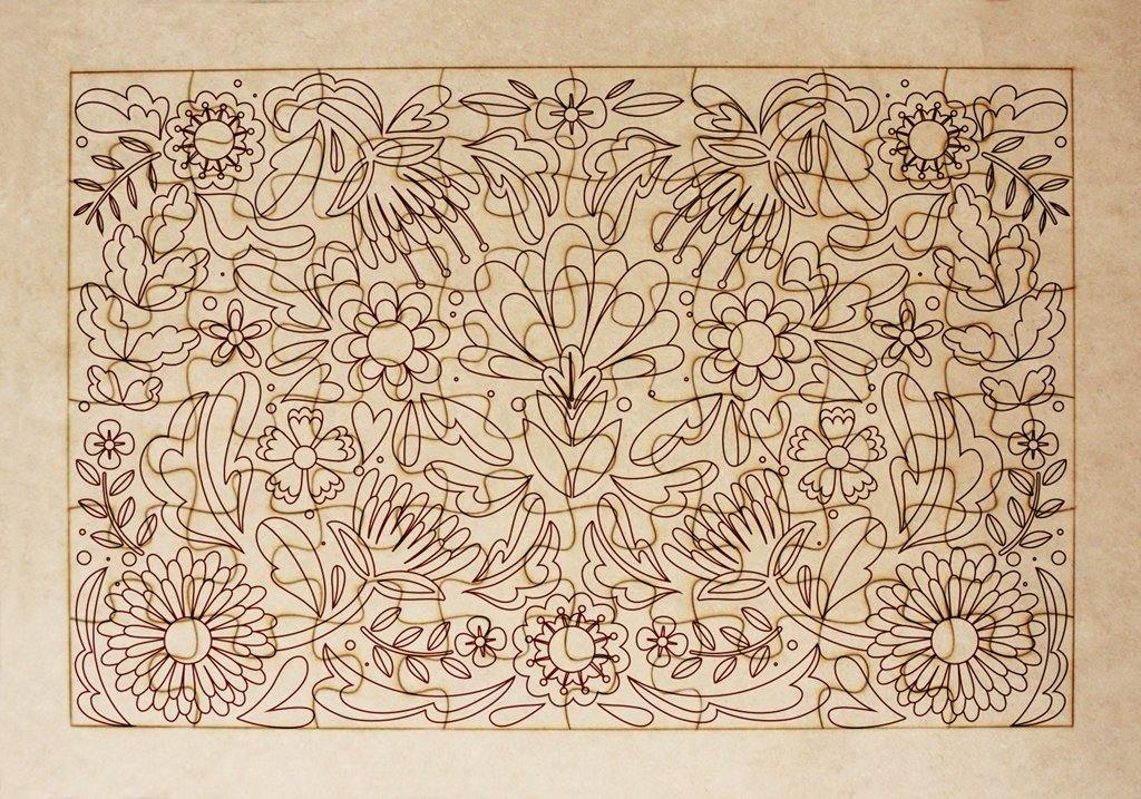 Rompecabezas para pintar -  Felicidad - FABRITECA