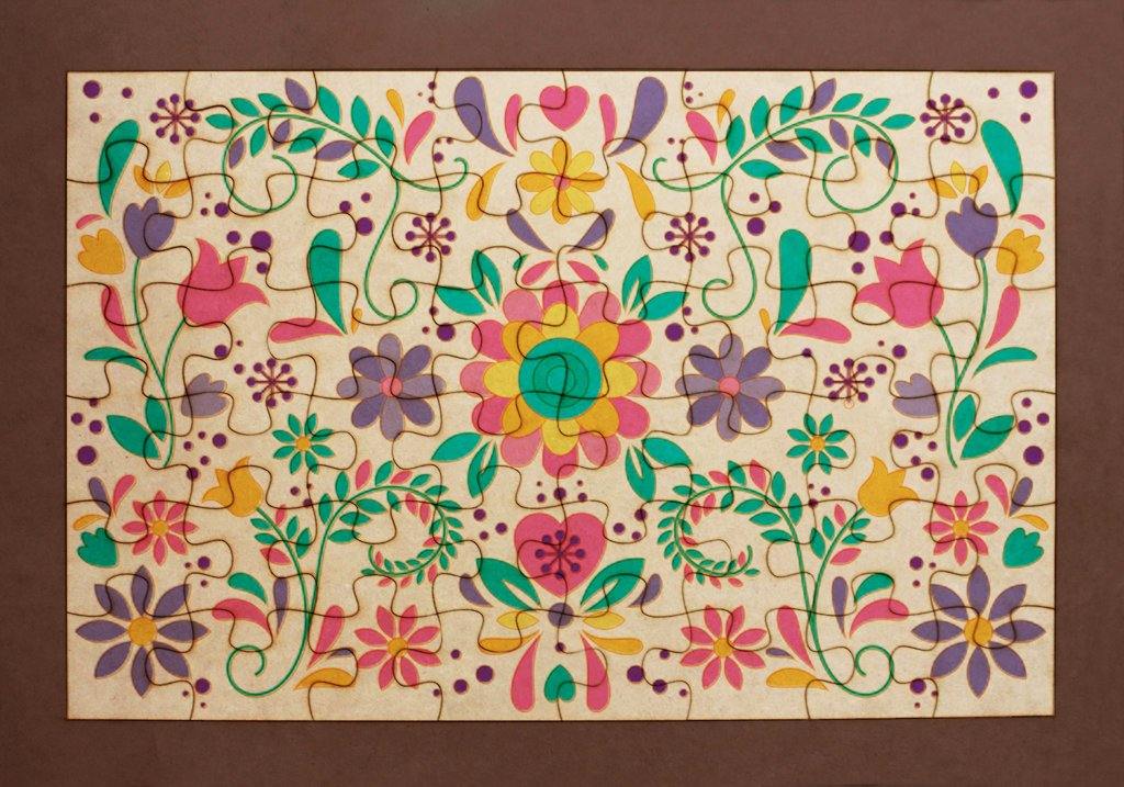 Rompecabezas para pintar -  Optimismo - FABRITECA