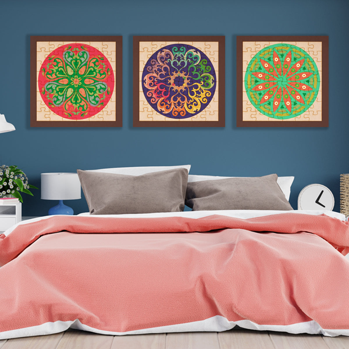 Rompecabezas mandalas para colorear - Mandala 79