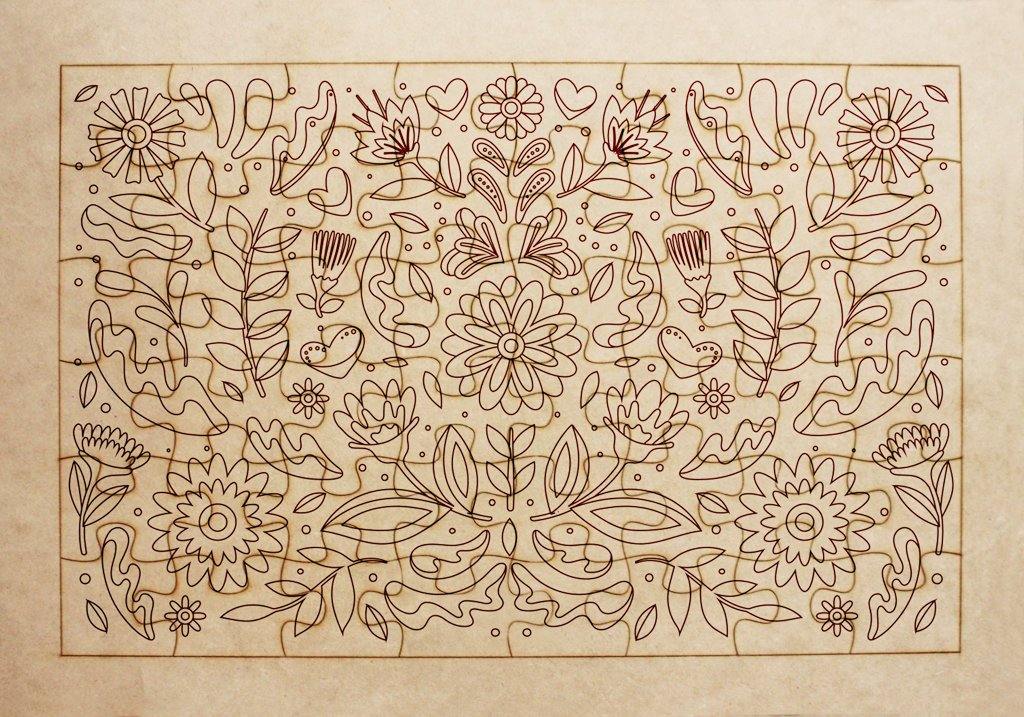 Rompecabezas para pintar -  Serenidad - FABRITECA