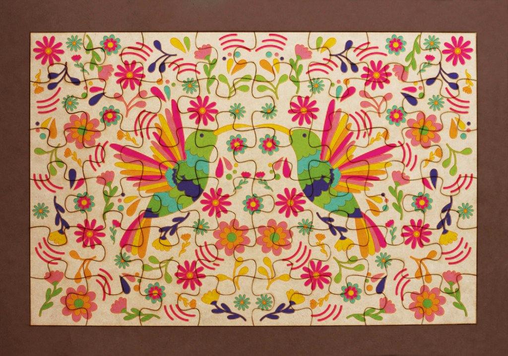 Rompecabezas para pintar - Valentía - FABRITECA